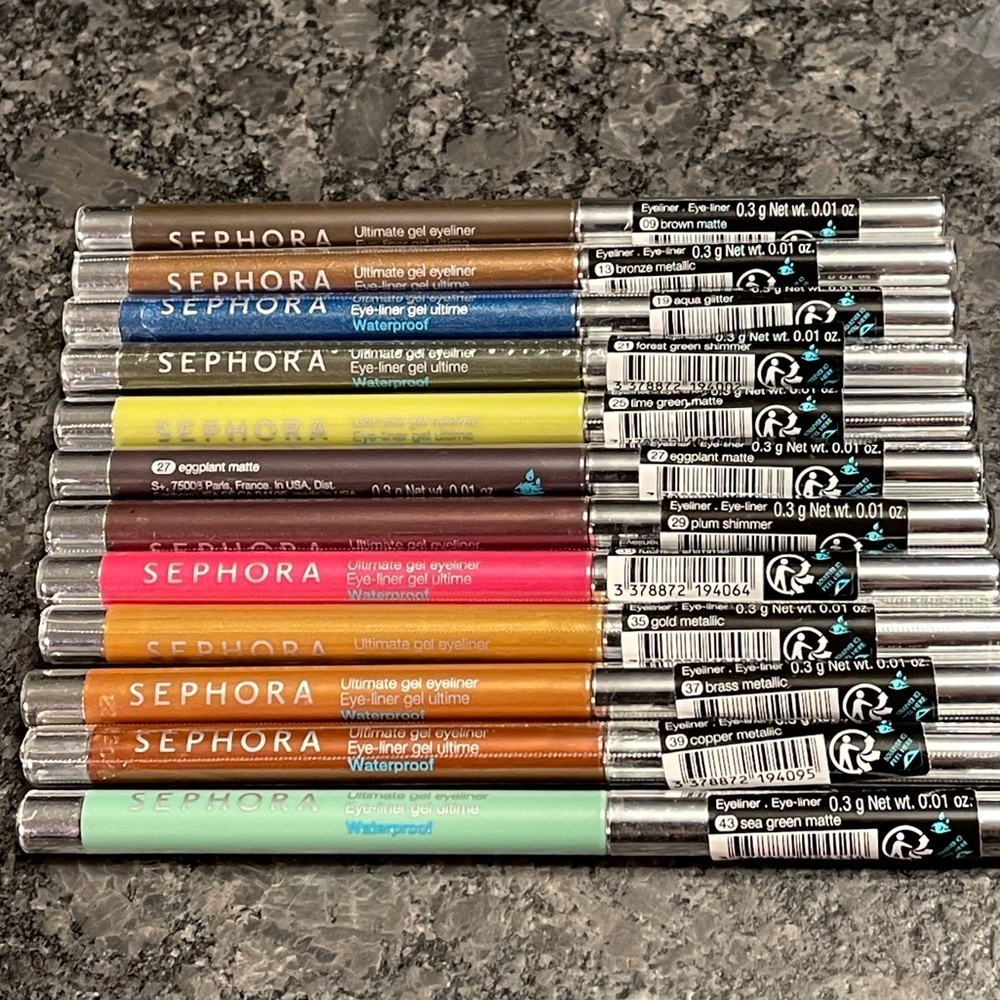 Sephora Ultimate Gel Eyeliner Waterproof in no. 21 Forest Green Shimmer​